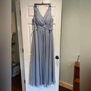 Azazie Dusty Blue Bridesmaid Dress